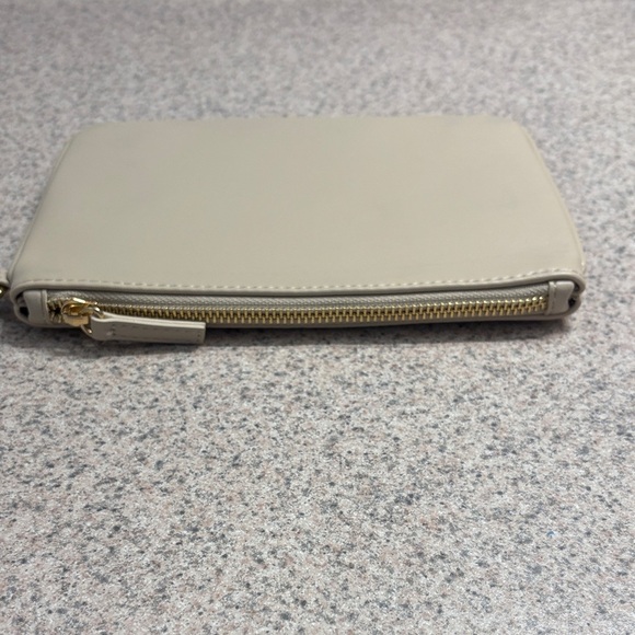 Express Beige Wristlet with Gold Accents - Picture 6 of 8